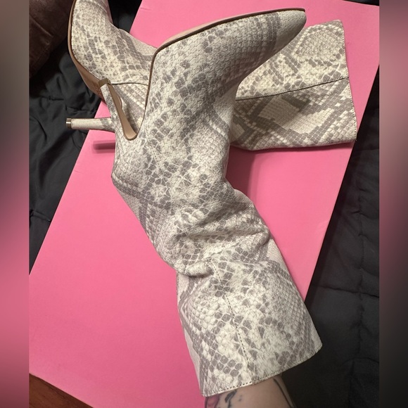 Paris Texas midi snake print nubuck boots 37 - Picture 3 of 8